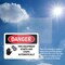 Signmission Equipment Starts And Stops Automatically Danger Sign, Plastic, 10in W x 7in L, 2PK OS-2PACK-DS-P-710-L-1589 - alternate 4